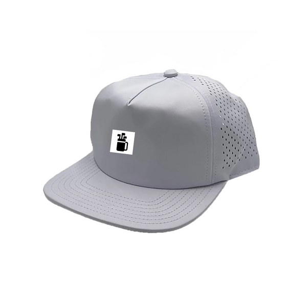 On Course 5 Panel Droplet Mesh Flat Bill