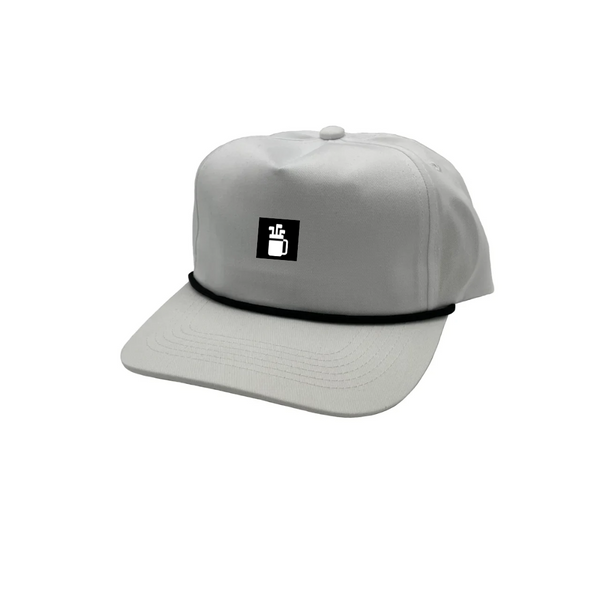 Golf Hat 5 Panel w/ Rope Curved Bill