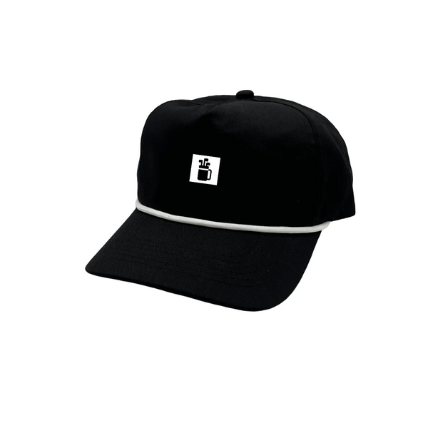 Golf Hat 5 Panel w/ Rope Curved Bill