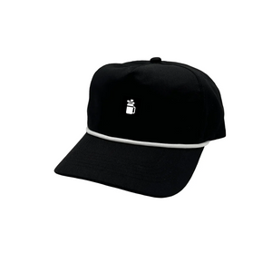 Golf Hat 5 Panel w/ Rope Curved Bill