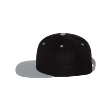 Load image into Gallery viewer, Premium Flat Bill Snapback Cap - Clubs and Mugs
